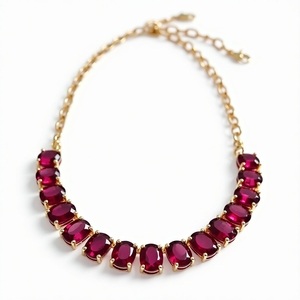 Gargantillas de collar de nacimientos de Plata de Ley 925 chapadas en oro de 18K de alta calidad para la fabricación de joyas - Product Image 5