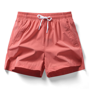 Customized Solid Color Sports Gym Shorts 92% Polyester 8% Spandex <b>Mens</b> Swim <b>Trunk</b> Jogging Shorts - Product Image 3