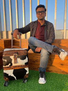 Bolsa de equipaje con ruedas de piel de vaca de alta calidad hecha a mano Real, equipaje personalizado con ruedas - Product Image 2