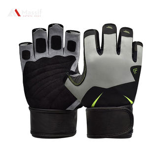 Guantes de fitness de neopreno para hombres y mujeres con muñequeras para entrenamiento gimnasio entrenamiento ciclismo y uso de levantamiento de pesas en el hogar - Product Image 1
