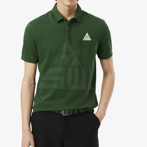 เสื้อถักสีพื้นของผู้ชายคุณภาพระดับพรีเมี่ยมสำหรับเสื้อที่มีผ้าซับเหงื่อคุณสมบัติแห้งเร็วเพื่อให้ดูแอคทีฟ & สมาร์ท - Product Image 1