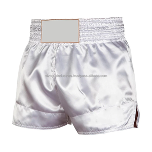 Pantalones Cortos de Boxeo Muay Thai al por Mayor, Duraderos, 100% Poliéster, 220g, Impresión por Sublimación, Opción de Logotipo Personalizado en la Parte Delantera, Unisex, Moda para Gimnasio - Product Image 6