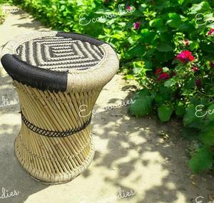 เก้าอี้ไม้ไผ่ธรรมชาติเป็นมิตรต่อสิ่งแวดล้อมในร่ม/กลางแจ้งเก้าอี้ไม้ไผ่สำหรับห้องนั่งเล่นสวนโรงแรมคอนโซลฝังกระดูก - Product Image 3