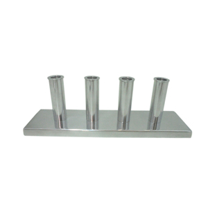 Venta al por mayor a granel personalizado hierro Metal Adviento portavelas forma de corazón blanco acabado para el hogar y la iluminación de la fiesta de Navidad - Product Image 5