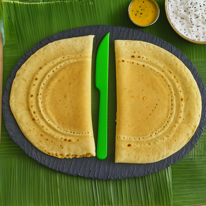 ช้อนส้อมแบบใช้แล้วทิ้งขนาด155มม. เป็นมิตรกับสิ่งแวดล้อมเครื่องใช้บนโต๊ะอาหารกระดาษสีเขียวย่อยสลายได้ทางชีวภาพ - Product Image 1