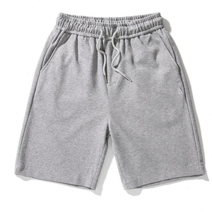 Pantalones cortos de sudor de Material de alta calidad para hombres y mujeres gimnasio/entrenamiento precio al por mayor MOQ bajo cordón cintura elástica corto - Product Image 2