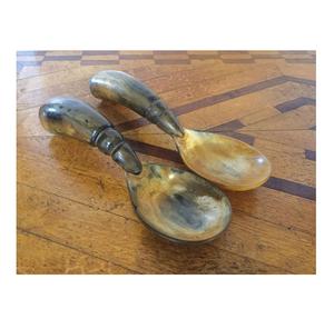 Cubiertos de cuerno de búfalo natural más vendidos, suministros ecológicos para cocina y hotel con diseño de forma personalizada y pulido natural - Product Image 1