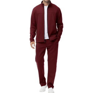 Conjunto Deportivo para Hombre, Sudadera con Cierre Completo, Ropa Deportiva Casual para Correr, Conjunto de 2 Piezas con Bolsillos con Cierre y Capucha - Product Image 3
