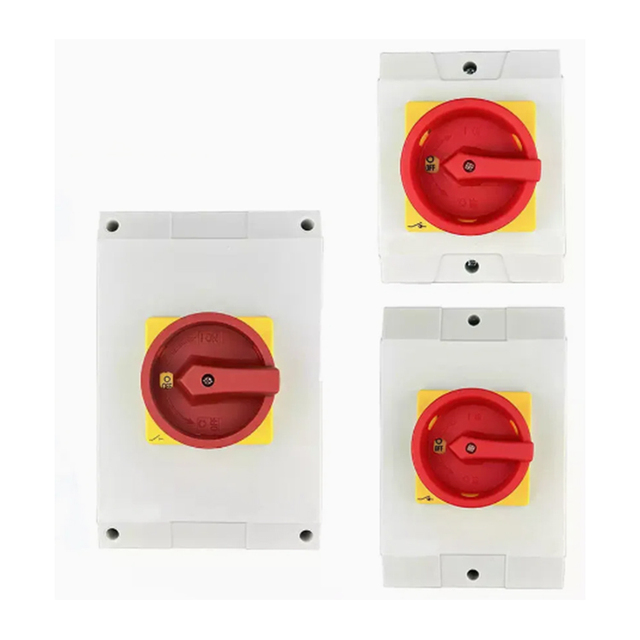 IP65 2p/3p/4p/5p 10A-150A 230V/440V AC Load Waterproof Isolating Switches Electrical Rotary Isolator Switch