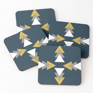 Posavasos de MDF de forma cuadrada 735 con tapetes de mesa impresos esmaltados y accesorios de posavasos de MDF para uso en cocina para venta personalizada - Product Image 5