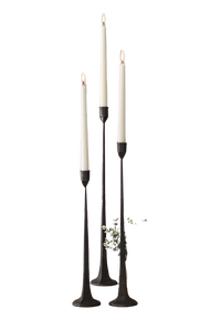 Juego de 3 portavelas de alambre asequible de hierro y vidrio, portavelas de Color dorado de latón para decoración de bodas y fiestas - Product Image 3