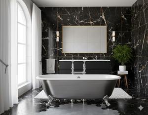 Baignoire ovale autoportante moderne en acier inoxydable poli, fabriquée à la main, 1700x700x720mm, écologique, portable et élégante - Product Image 2