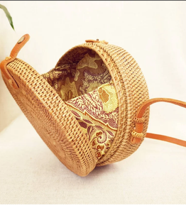 Sac de paille tissé à une épaule pour dames Sac tissé à la main Sac de paille Crochet Macramé Sacs de plage directement du fournisseur indien - Product Image 2