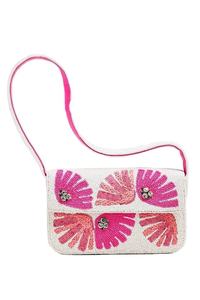 Bolso de hombro de lujo con diseño de corazón bordado con cuentas de semillas artesanales, con correa ajustable, elegante bolso de noche de diseñador. - Product Image 2