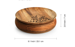 Boîte à épices artisanale avec cuillère en bois de manguier et d'acacia (7 contenants, 60 ml) - Product Image 5