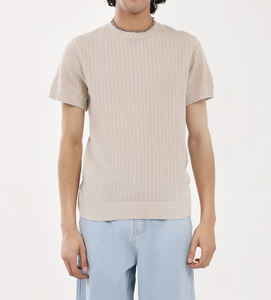 T-shirt unique personnalisé de haute qualité plaine 100% coton logo personnalisé décontracté à manches courtes logo brodé t-shirt - Product Image 1