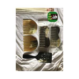 Venta al por mayor, peine clásico de cuerno de búfalo de gran tamaño, Salón hecho a mano, cuidado diario del cabello, recuerdo, proveedor de Vietnam, diseño clásico natural - Product Image 3