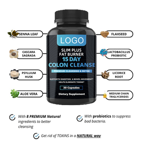 Bán Hot cascara sagrada Senna lá 15 ngày viên nang ruột làm sạch cai nghiện viên nang cho hỗ trợ khả năng miễn dịch và sức khỏe đường ruột - Product Image 2