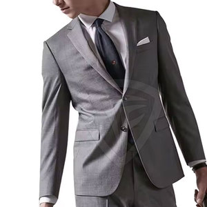 Vente en gros de manteaux formels pour hommes, vêtements d'affaires, coupe classique, design élégant OEM, logo personnalisé, approvisionnement d'usine - Product Image 2
