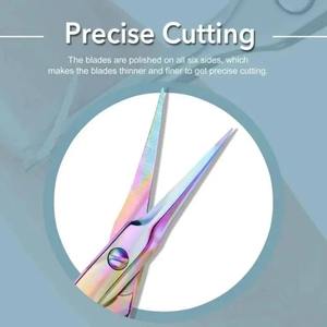 Stainless Steel Beauty <b>Cuticle</b> <b>Scissors</b> Curve Precise Pointed Extra-Fine <b>Cuticle</b> Trimmer Manicure Pedicure Tip Grooming Kit Nail - Product Image 5