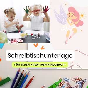 แผ่นรองโต๊ะลายนางฟ้าและยูนิคอร์นสุดทันสมัย - Product Image 3