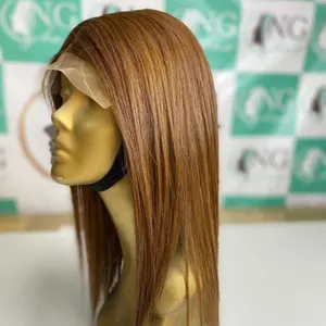 Human hair wigs transparent lace 100% density from 8 to 32 inches customize cap size manufactured by NG hair