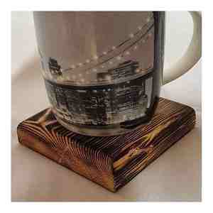 Wholesale Beech square Round Wooden Tea Coffee Blank Natural Wood <b>coaster</b> <b>Drink</b> Mats and Pads Wooden <b>Coaster</b> - Product Image 2
