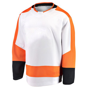 เสื้อเจอร์ซีย์ฮ็อกกี้น้ำแข็งออกแบบได้ตามต้องการชุดกีฬาสำหรับฮ็อกกี้น้ำแข็ง - Product Image 2