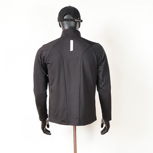 Camiseta Deportiva de Manga Larga para Hombre, de Secado Rápido, para Ciclismo, Running, con Cierre de Cremallera, Tejida, para Actividades al Aire Libre - Product Image 2