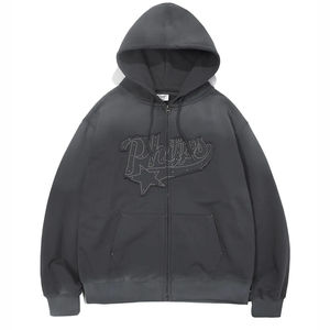 Sudadera con Capucha Extra Grande Personalizada para Hombre, Sudadera de Forro Polar, Ropa de Calle, Invierno, Cálida, Gruesa, de Algodón, Diseño Liso - Product Image 5