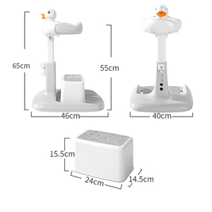 Fresa in fabbrica e sicura per il bambino con supporto in piedi antiscivolo da bagno pieghevole sedile da bagno con poggiapiedi - Product Image 6