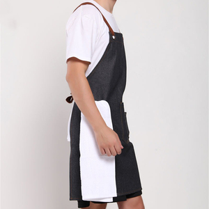 Tabliers en cuir de vache de qualité supérieure pour hommes et femmes Tabliers unisexes personnalisés polyvalents pour salons de coiffure Tabliers de coiffeurs - Product Image 5