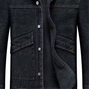 Nouveauté veste en jean personnalisée de style vintage pour hommes de haute qualité 100% coton saison d'hiver avec boutons patchs - Product Image 4