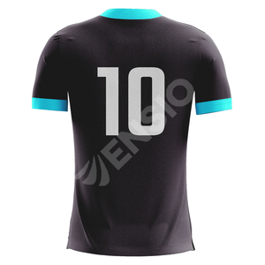 Maillots et uniformes de football unisexes personnalisés OEM tailles adultes à séchage rapide style football français - Product Image 2