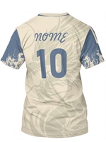 T-shirt pour homme au design classique de dragon, chemises de sport personnalisées pour le collège, maillots de football pour adultes