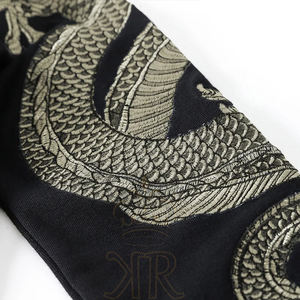 Sweat-shirts en coton décontractés populaires de style chinois avec broderie de dragon, nouvelle arrivée de la mode d'hiver - Product Image 3