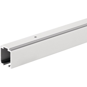 Rail de suspension en aluminium anodisé de 140 mm pour tringle à rideaux EV1, longueur 2100 mm, montage au plafond HELM - Product Image 1
