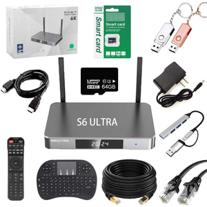 Dispositivos Inteligentes para el Hogar S6 Ultra Max Pro 2025 con Teclado Completo, Control Remoto por Voz USB e Instrucciones Manuales Incluidas - Product Image 1