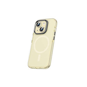 Coque MXSP Klaptika pour iPhone 15 compatible MagSafe, anti-traces de doigts, antichoc avec airbag, chargement sans fil, protection de l'objectif - Product Image 2