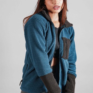 Cozy Sherpa Fleece Jacket Chaqueta de invierno suave y cálida Perfecta para ropa informal y aventuras al aire libre - Product Image 6