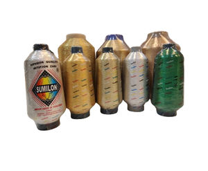 Hilo metálico/de poliéster 150D tipo ST del fabricante, bajo trenzado para bordado, tejido, costura de punto - Product Image 1