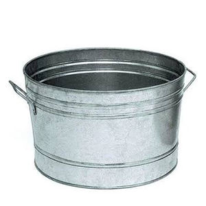 High Quality Manufacturer Metal Galvanized Beverage Tub Tabletop Luxury Metal Galvanized <b>Beer</b> Ice <b>Bucket</b> - Product Image 6