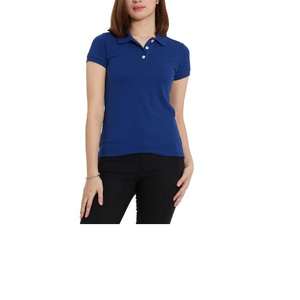 Nueva llegada de alta calidad de manga corta de las mujeres Polos personalizados de la marca y el logotipo de las mujeres Polo Shirt - Product Image 2