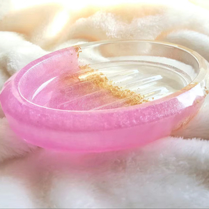 Porte-savon en résine époxy, forme personnalisée, couleur personnalisée, vente chaude, porte-savon en résine de haute qualité - Product Image 1