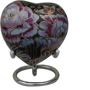 Urna de corazón hecha a mano de Metal, urna de cremación de recuerdo para cenizas de mascotas humanas, urna grabada en forma de corazón - Product Image 4