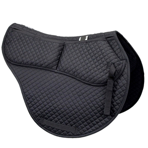 Juego de almohadillas de sillín de doma multiusos de la mejor calidad 2025, almohadillas antideslizantes de algodón acolchado para carreras de caballos de diseño personalizado - Product Image 1