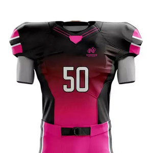 Nouvel uniforme de football américain respirant à manches courtes, 100 % polyester, personnalisable, fabriqué au Pakistan - Product Image 3