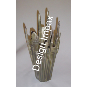 Jarrón de tronco de árbol, maceta decorativa para interiores y plantas artificiales, soporte para flores, maceta única de Metal, florero para sala de estar - Product Image 4