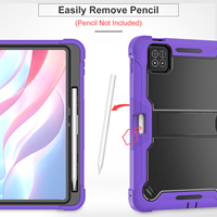 Funda Resistente para Tablet Xiaomi Pad 7/7 Pro, 3 Capas, Antigolpes, TPU y PC, Soporte Plegable Horizontal, Porta Lápiz, B2B Industrial