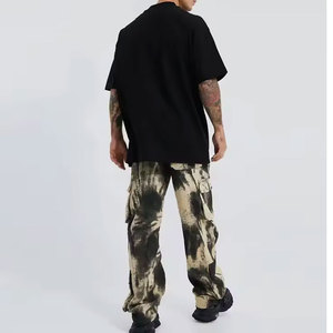 Camisetas de gimnasio de algodón 100% para hombre Camiseta de entrenamiento de manga corta de alta calidad Logotipo personalizado Ropa atlética transpirable Estilo negro de verano - Product Image 5